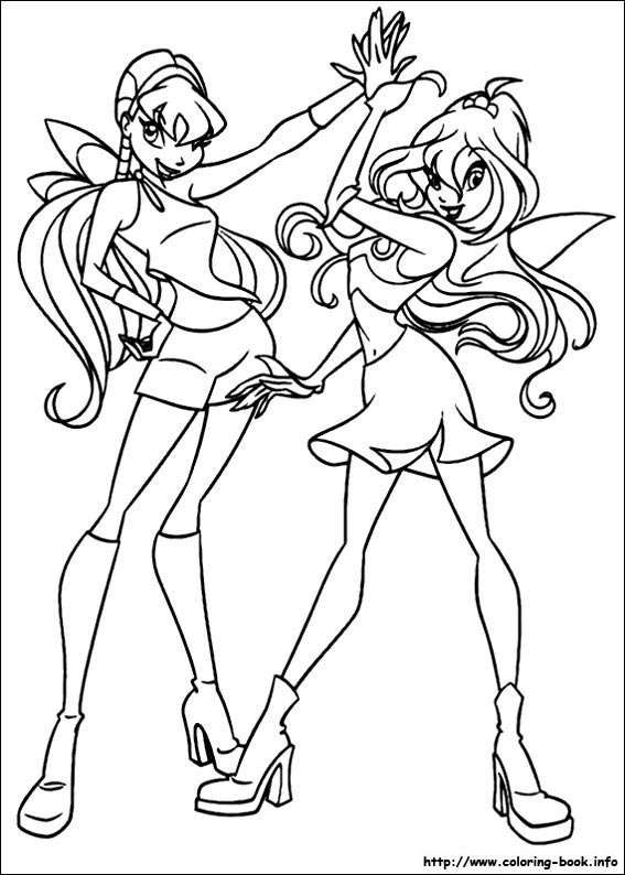 Winx Club coloring picture